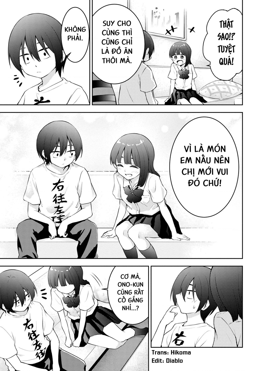 Hôm nay chị lại tới nữa à, Yoda-senpai? Chapter 17 - Trang 2