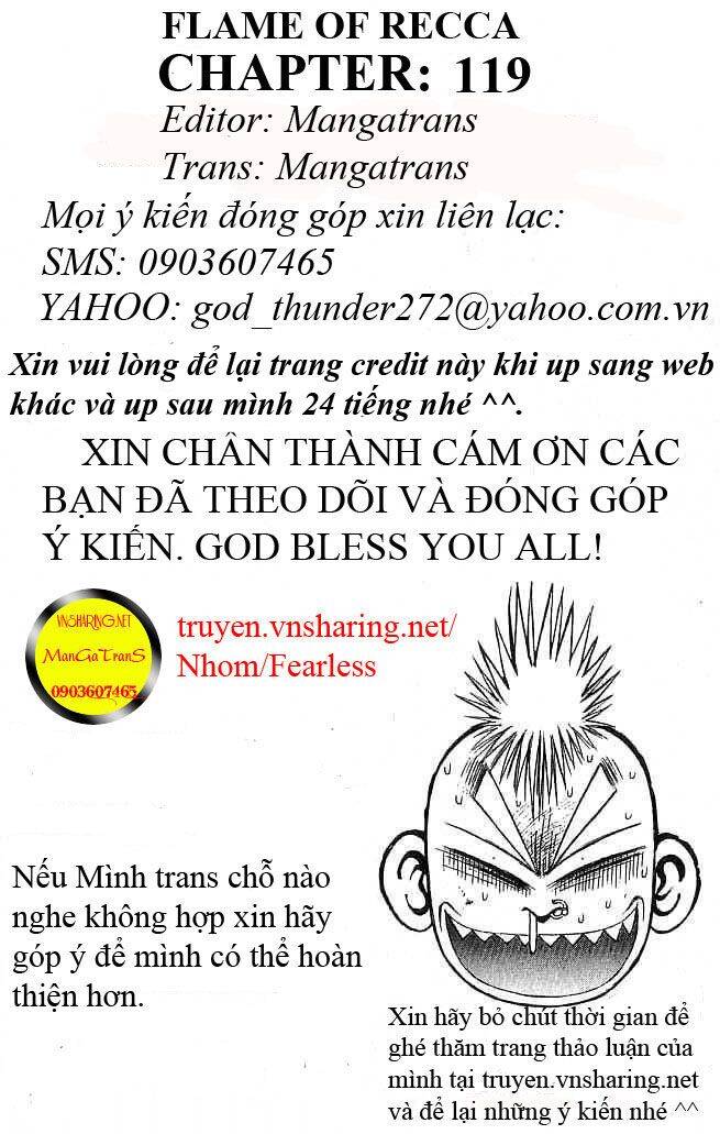 Ngọn Lửa Recca Chapter 119 - 1