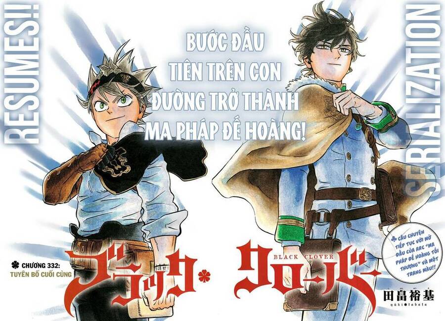 Black Clover - Thế Giới Phép Thuật Chapter 332 - 1