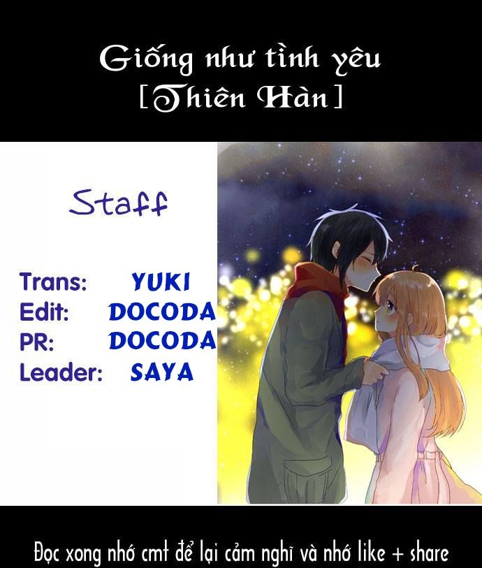 Giống Như Tình Yêu! Chapter 10.1 - 1