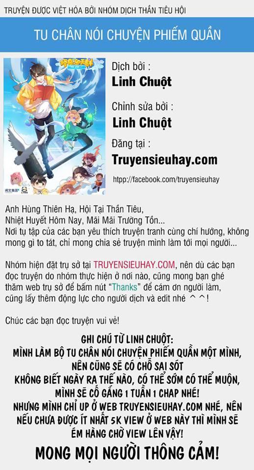 Tu Chân Nói Chuyện Phiếm Quần Chapter 98 - 1