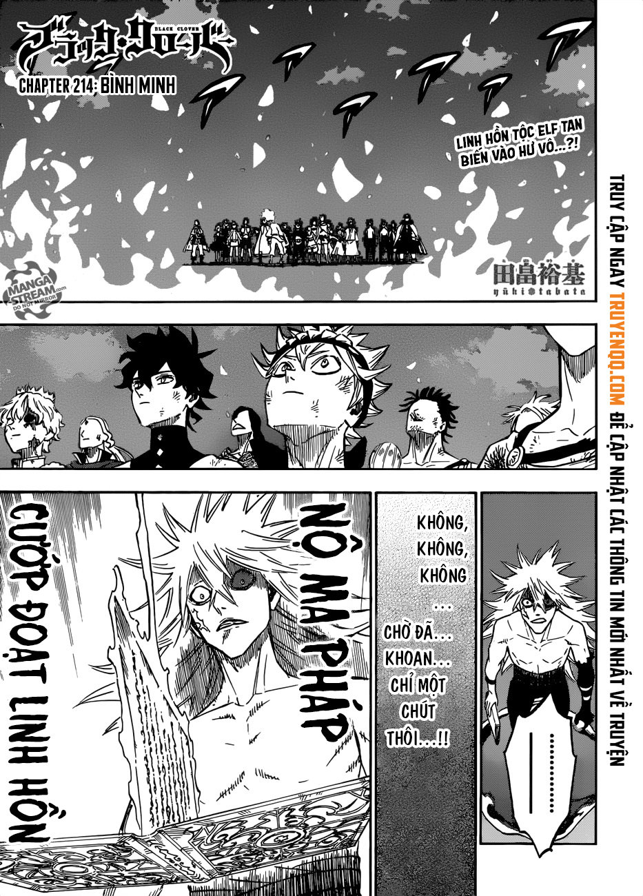 Black Clover - Thế Giới Phép Thuật Chapter 214 - 2