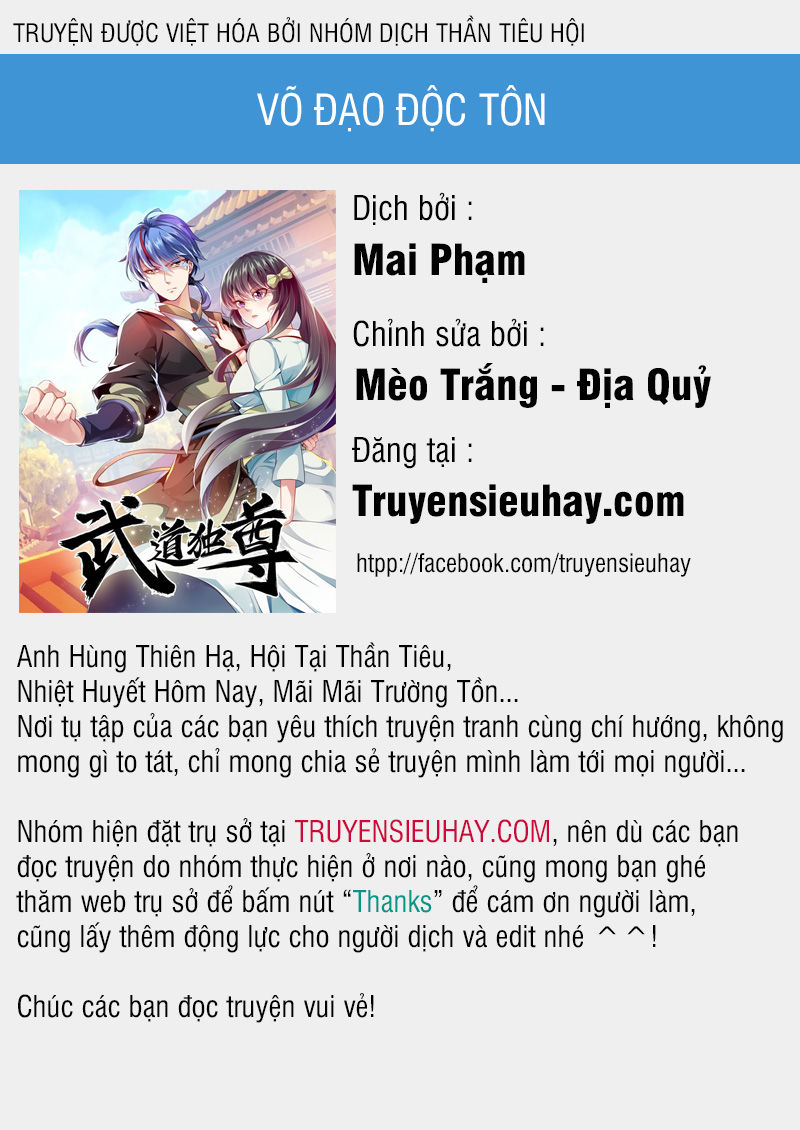 Võ Đạo Độc Tôn Chapter 81 - 1