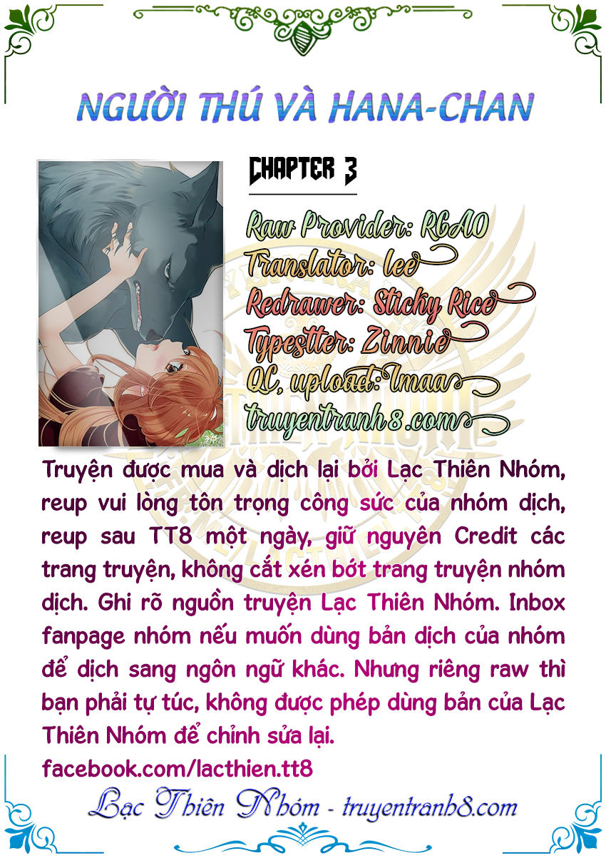 Người Thú Và Hana-Chan Chapter 3 - 2