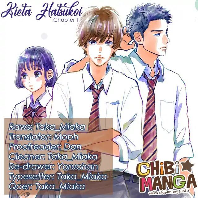 Kieta Hatsukoi Chapter 1 - 1