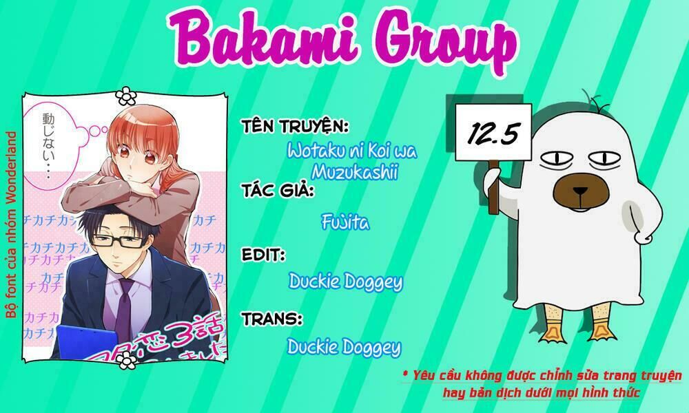 Thật Khó Để Yêu 1 Otaku Chapter 12.5 - Trang 2