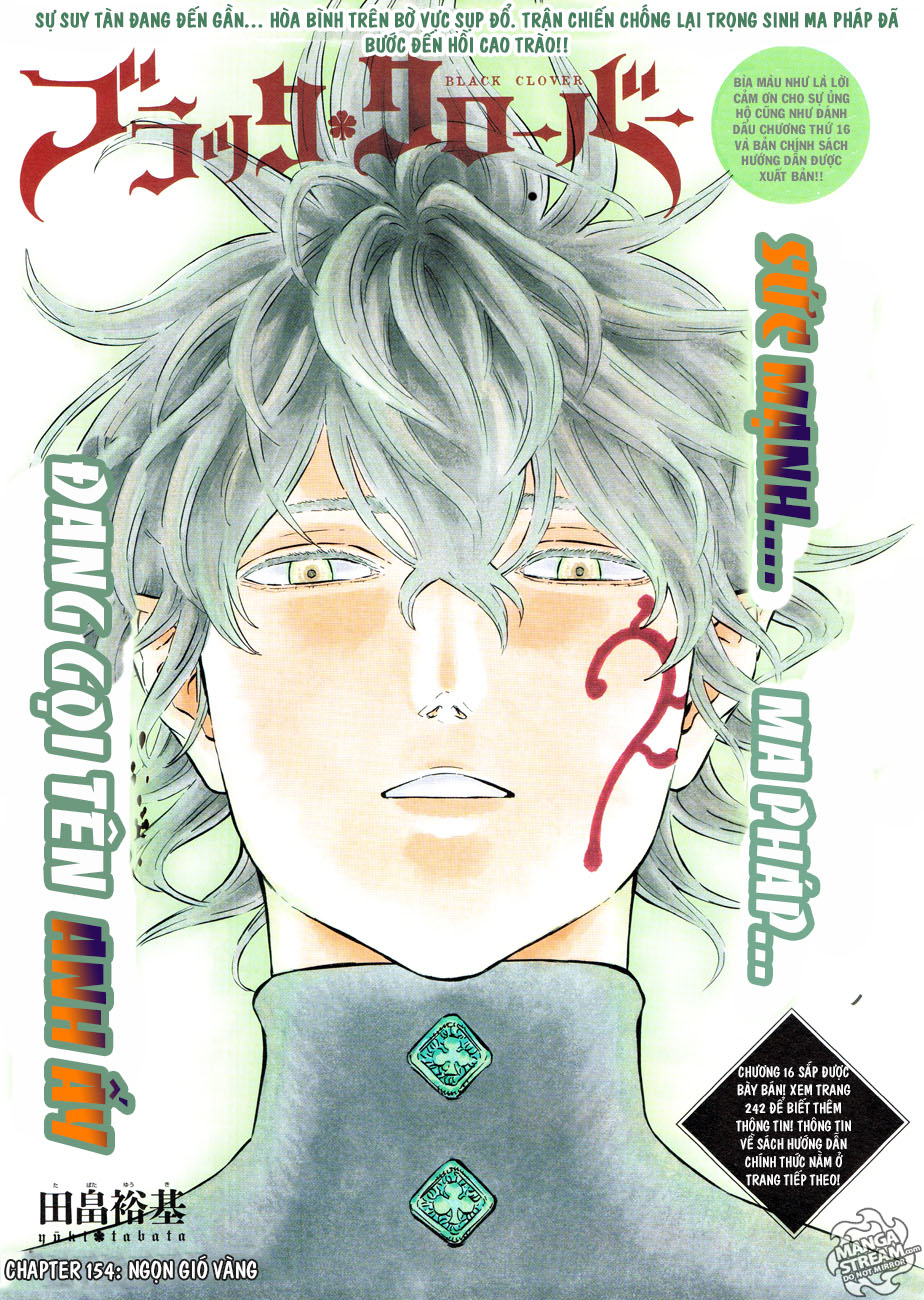 Black Clover - Thế Giới Phép Thuật Chapter 154 - 1