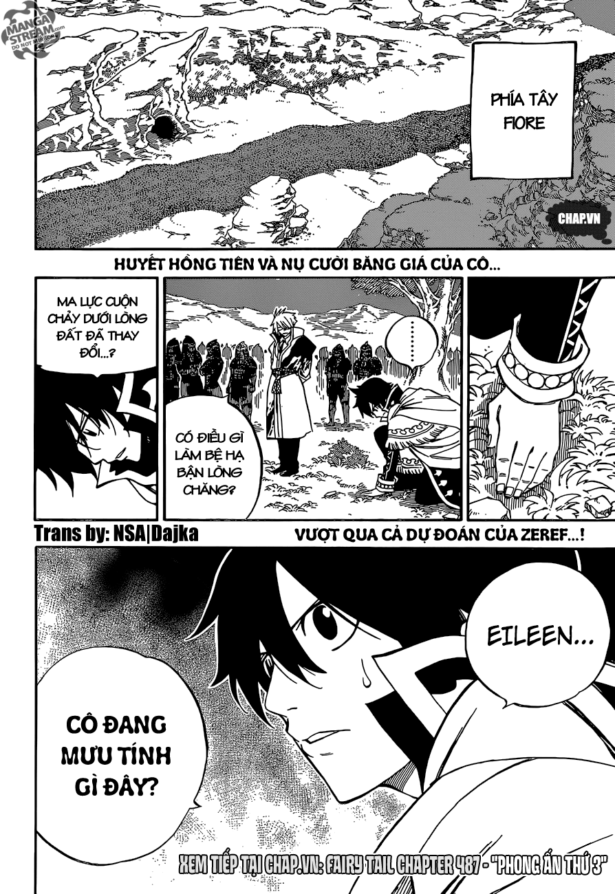 Fairy Tail Chapter 486 - 18