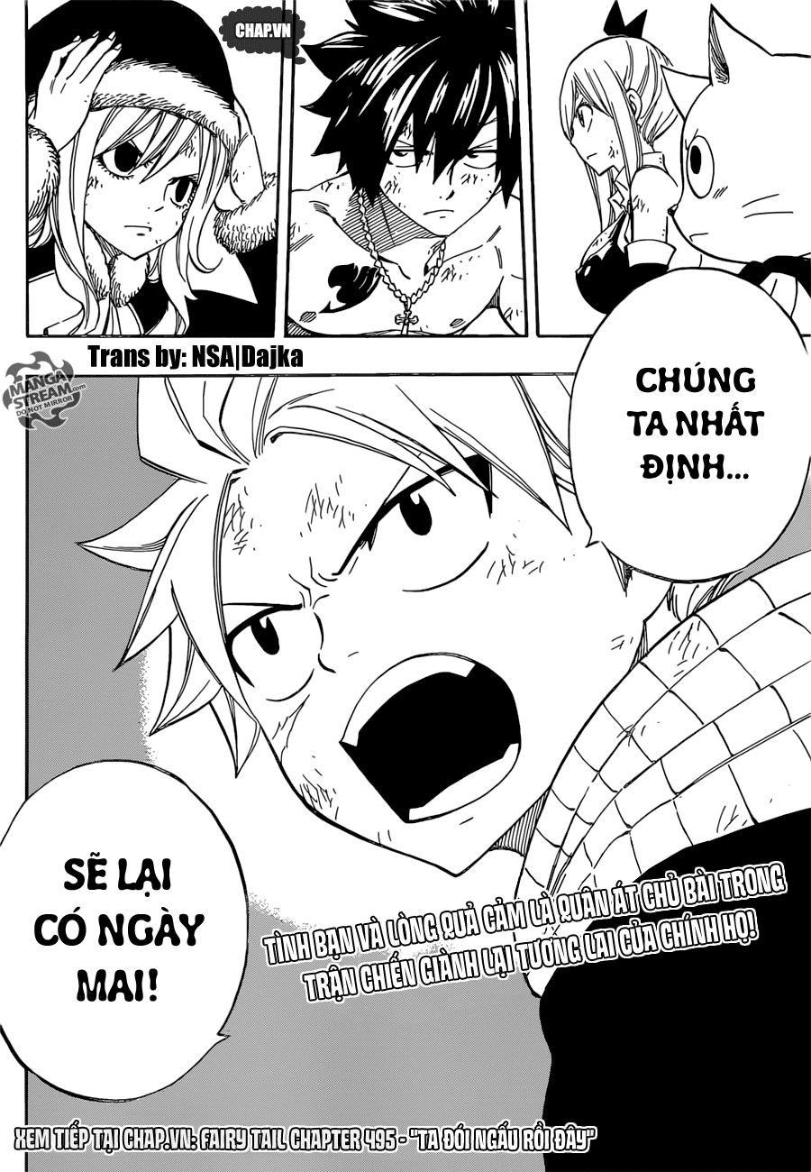 Fairy Tail Chapter 494 - 18