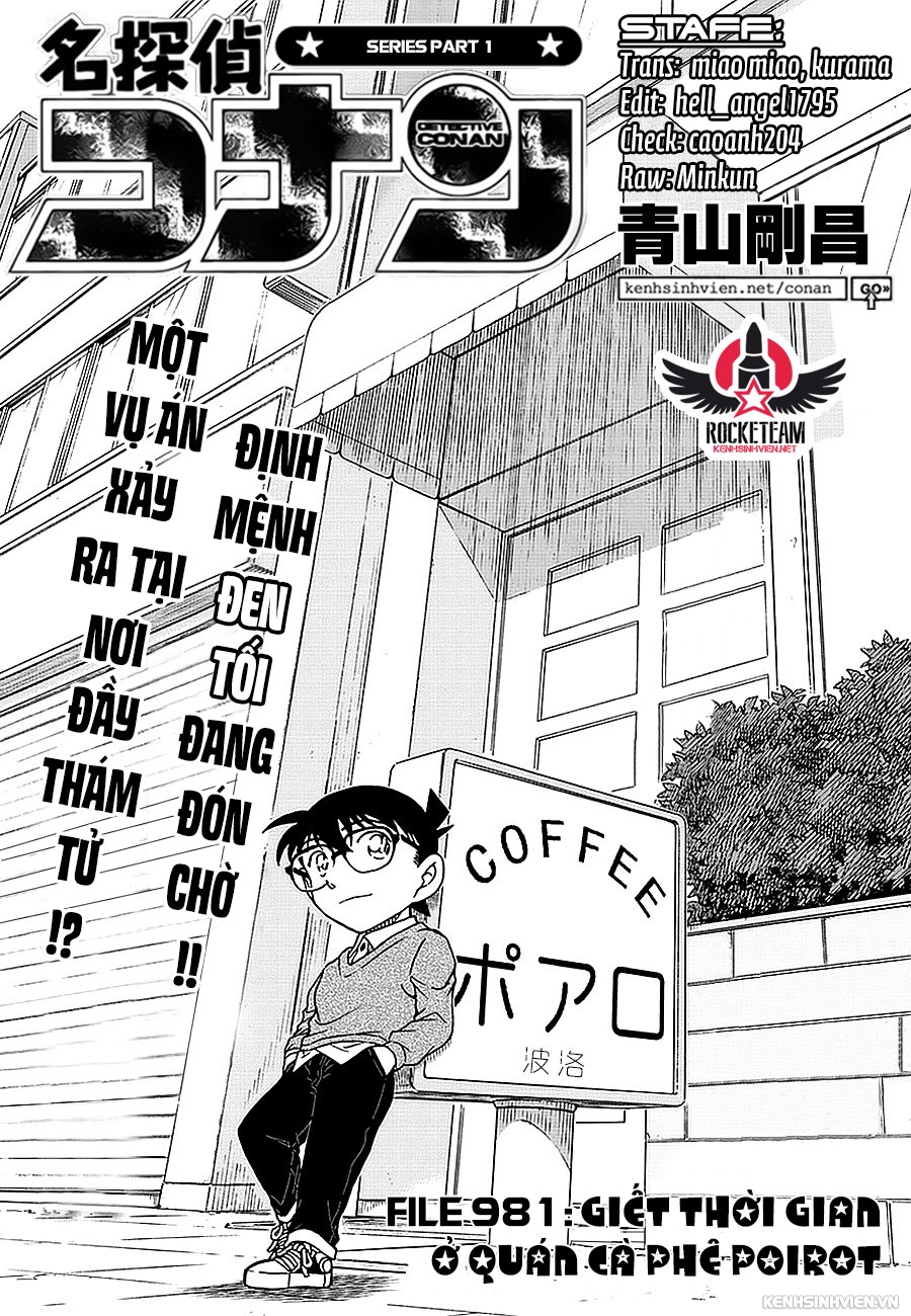 Thám Tử Conan Chapter 981 - 1