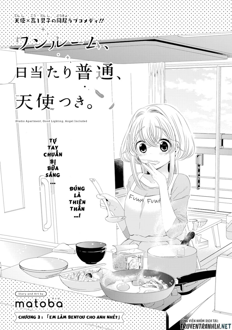 One Room, Hiatari Futsuu, Tenshi Tsuki Chapter 3 - 4