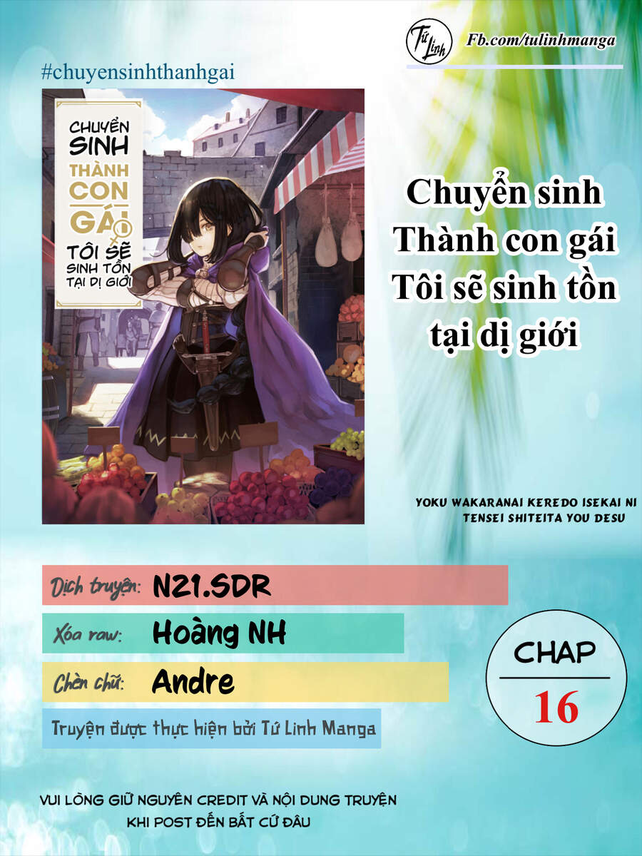 Chuyển Sinh Thành Con Gái, Tôi Sẽ Sinh Tồn Tại Dị Giới Chapter 16 - 2