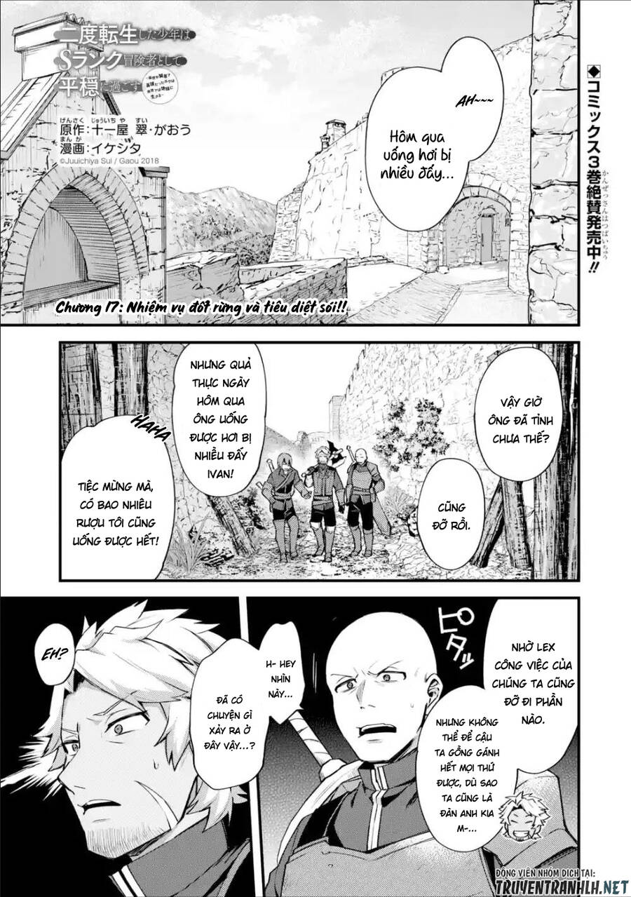 Nido Tensei Shita Shounen Wa S Rank Boukensha Toshite Heion Ni Sugosu-Zense Ga Kenja De Eiyuu Datta Chapter 17 - Trang 3