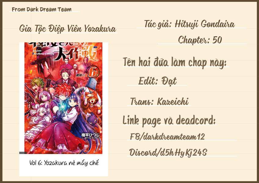 Gia Tộc Điệp Viên Yozakura Chapter 50.6 - Trang 2