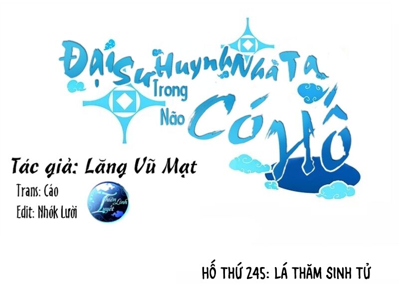 Đầu Óc Đại Sư Huynh Của Ta Rất Đen Tối Chapter 245 - 1