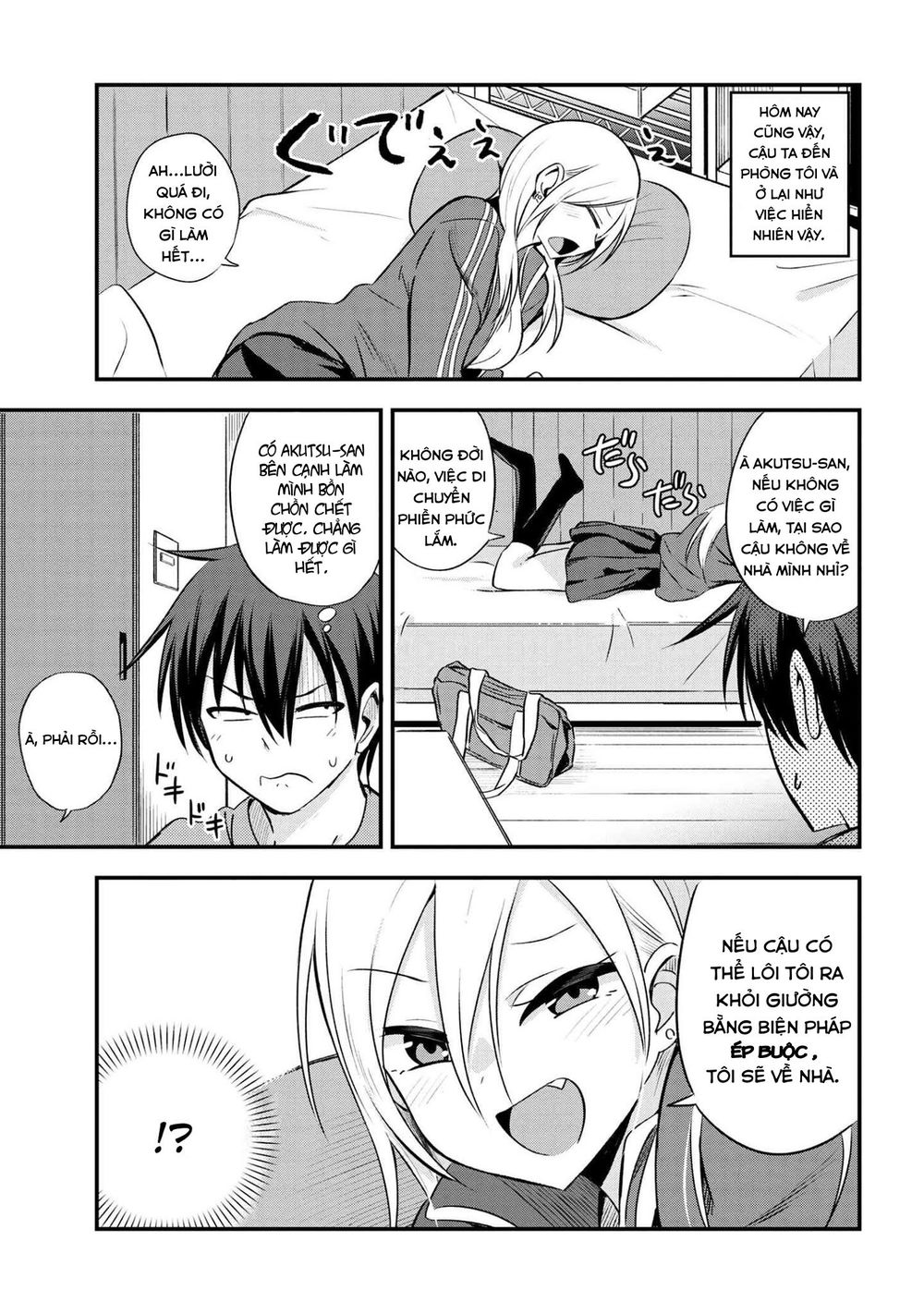 Please Go Home, Akutsu-San! Chapter 3 - 2