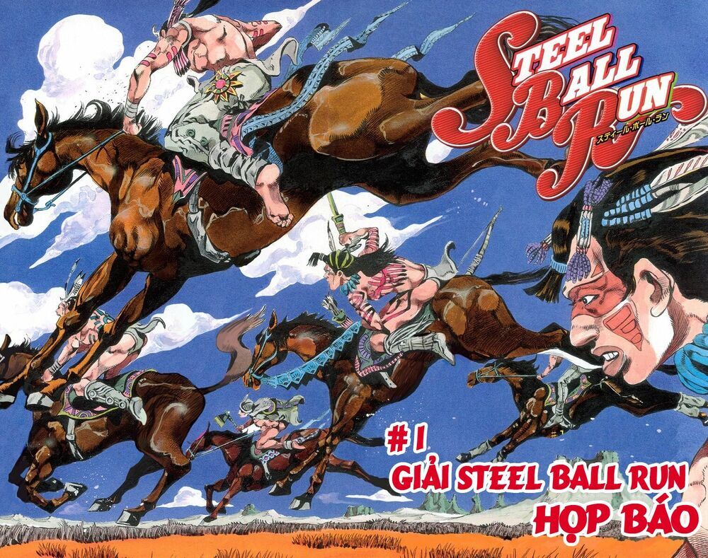 Cuộc Phiêu Lưu Bí Ẩn Phần 7: Steel Ball Run Chapter 1 - 3