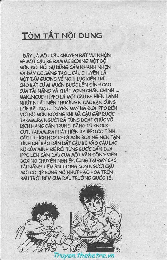 Võ Sĩ Quyền Anh Ippo Chapter 10 - 1