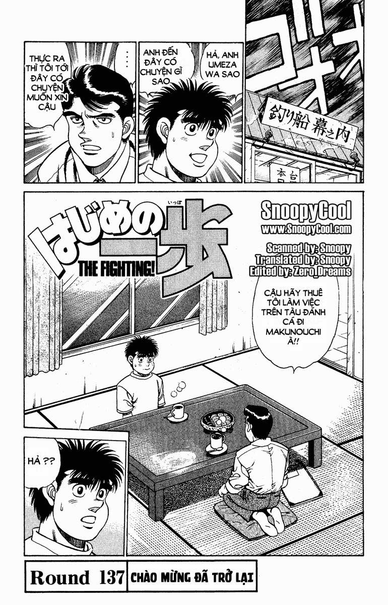 Võ Sĩ Quyền Anh Ippo Chapter 137 - 1