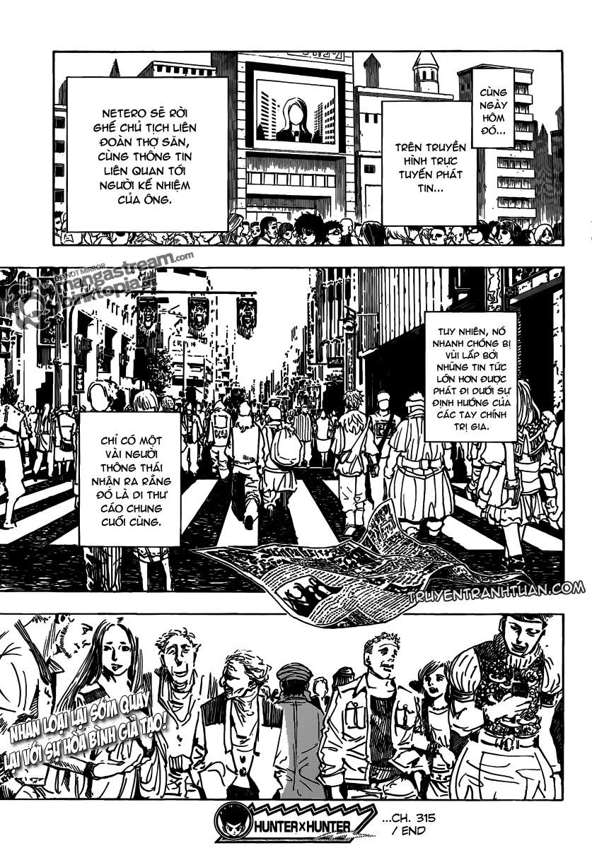 Hunter X Hunter Chapter 315 - 16