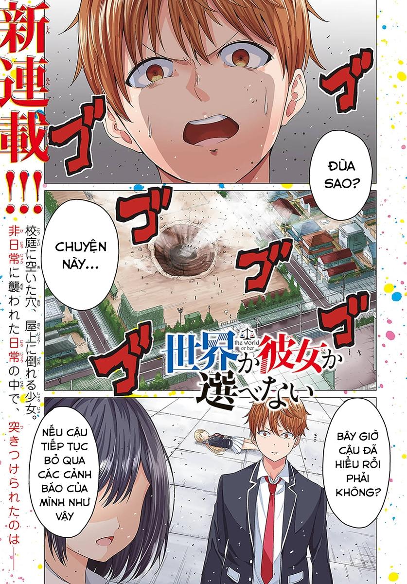 Sekai Ka Kanojo Ka Erabenai Chapter 1 - 4