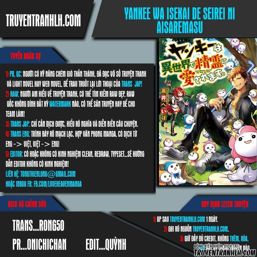 Yankee Wa Isekai De Seirei Ni Aisaremasu Chapter 3 - 1