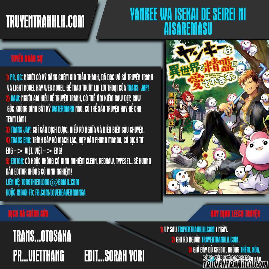 Yankee Wa Isekai De Seirei Ni Aisaremasu Chapter 4 - 1