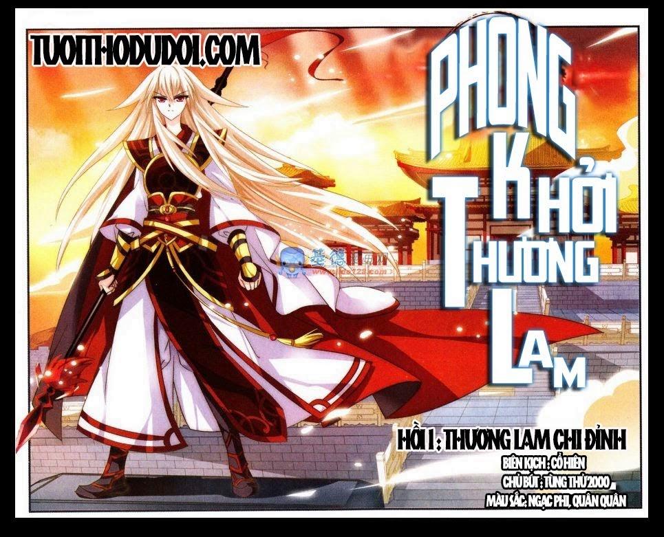 Phong Khởi Thương Lam Chapter 1 - 2