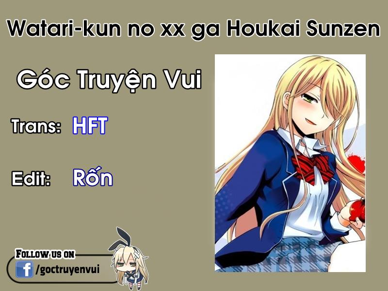 Watari-Kun No Xx Ga Houkai Sunzen Chapter 9 - 1