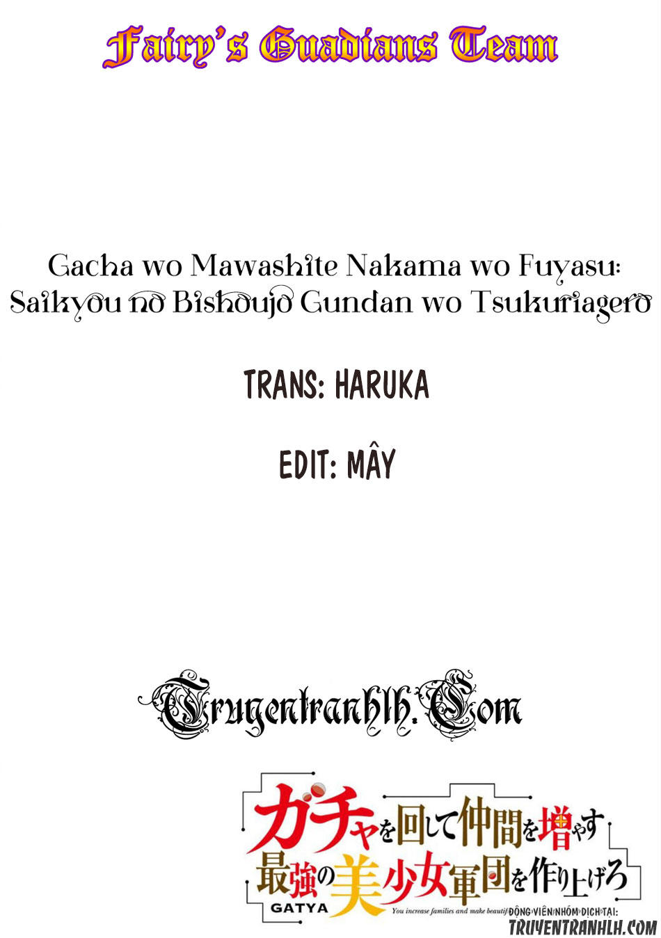 Gacha Wo Mawashite Nakama Wo Fuyasu Saikyou No Bishoujo Gundan Wo Tsukuriagero Chapter 5 - 2