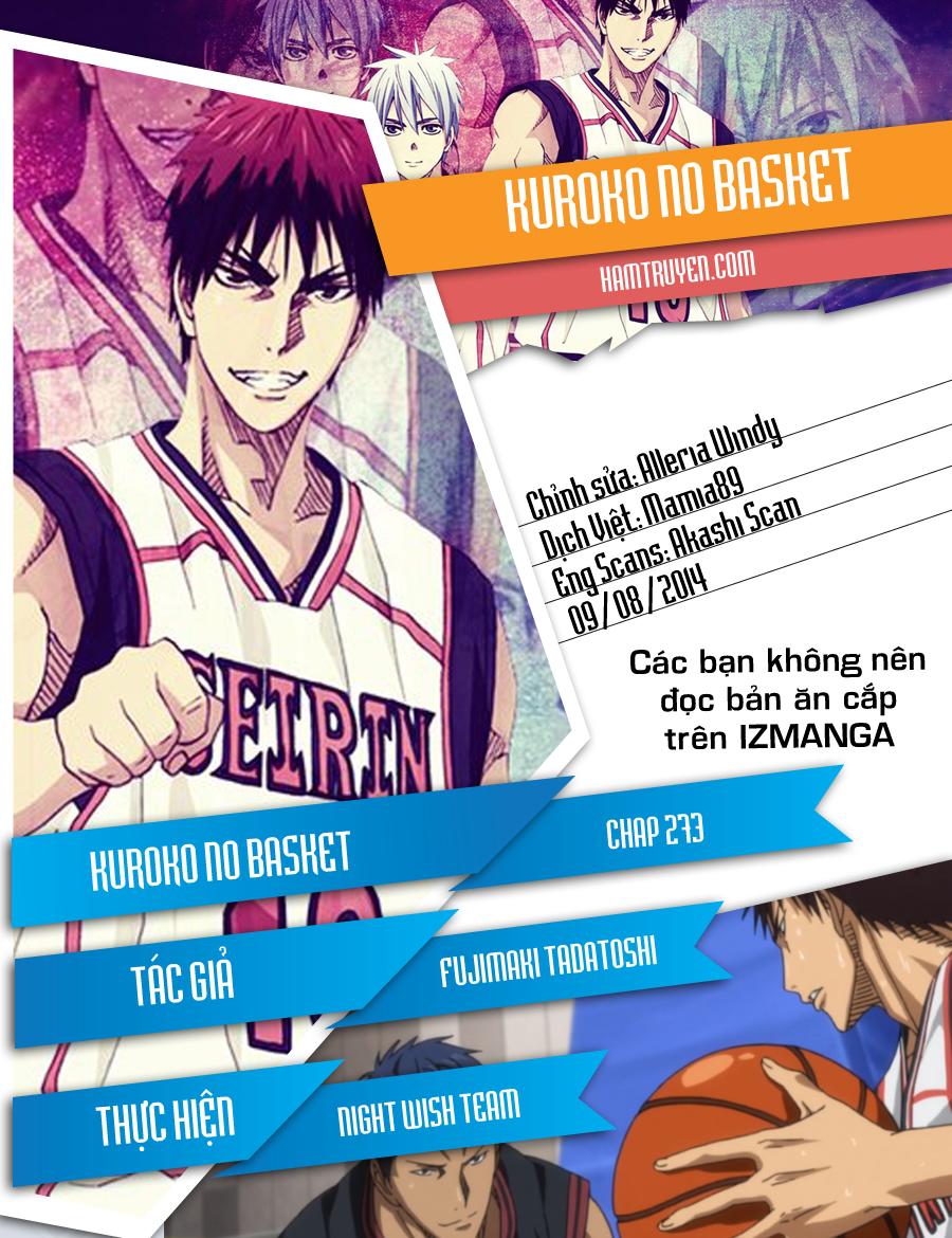 Kuroko No Basuke Chapter 273 - 1