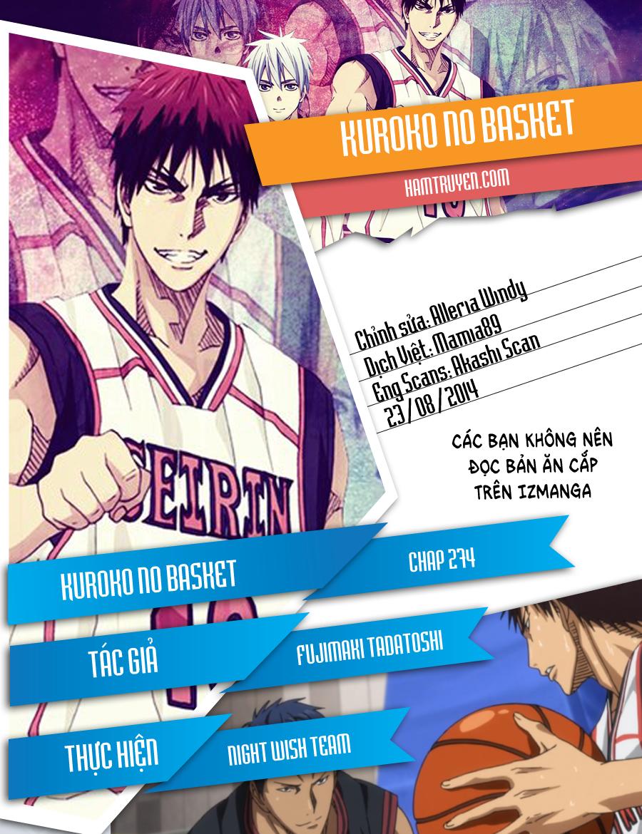 Kuroko No Basuke Chapter 274 - 1