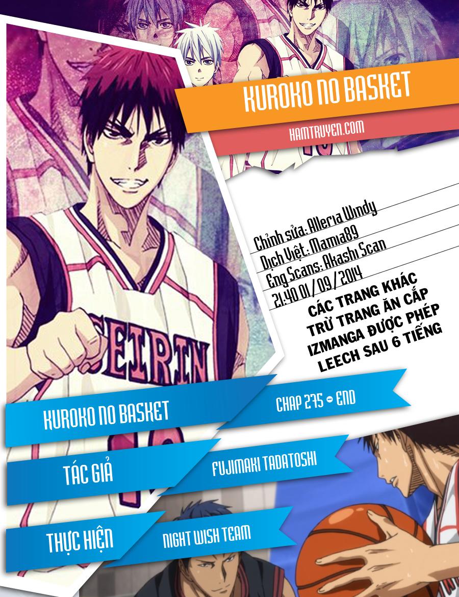 Kuroko No Basuke Chapter 275 - 1