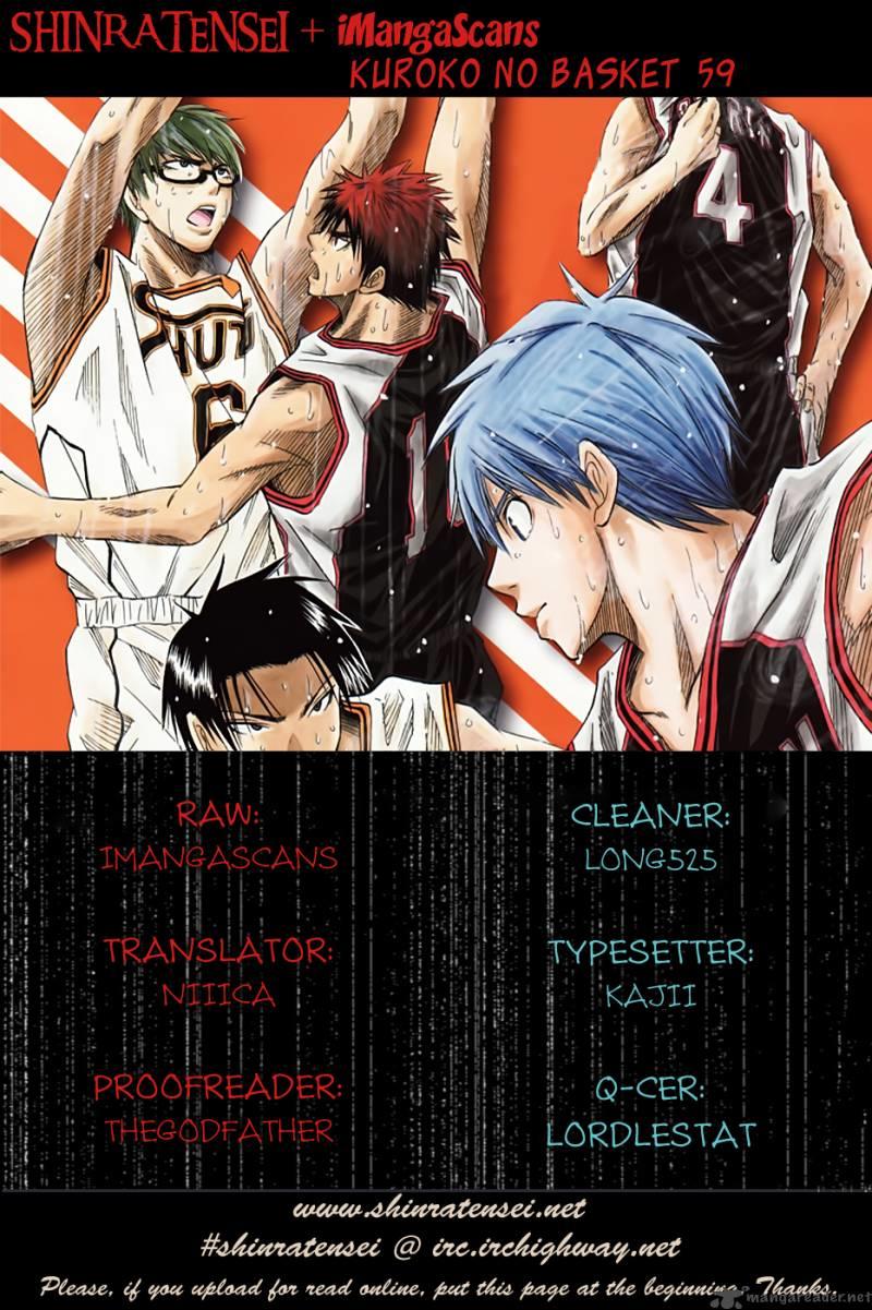 Kuroko No Basuke Chapter 59 - 3