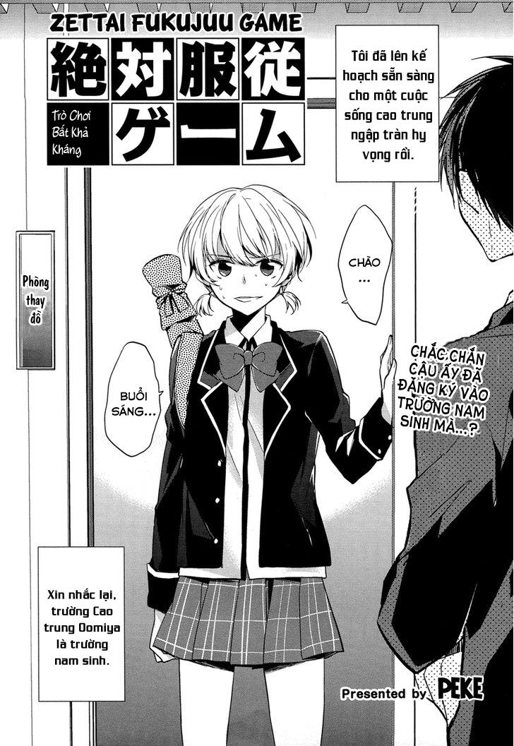 Zettai Fukujuu Game Chapter 1 - 4