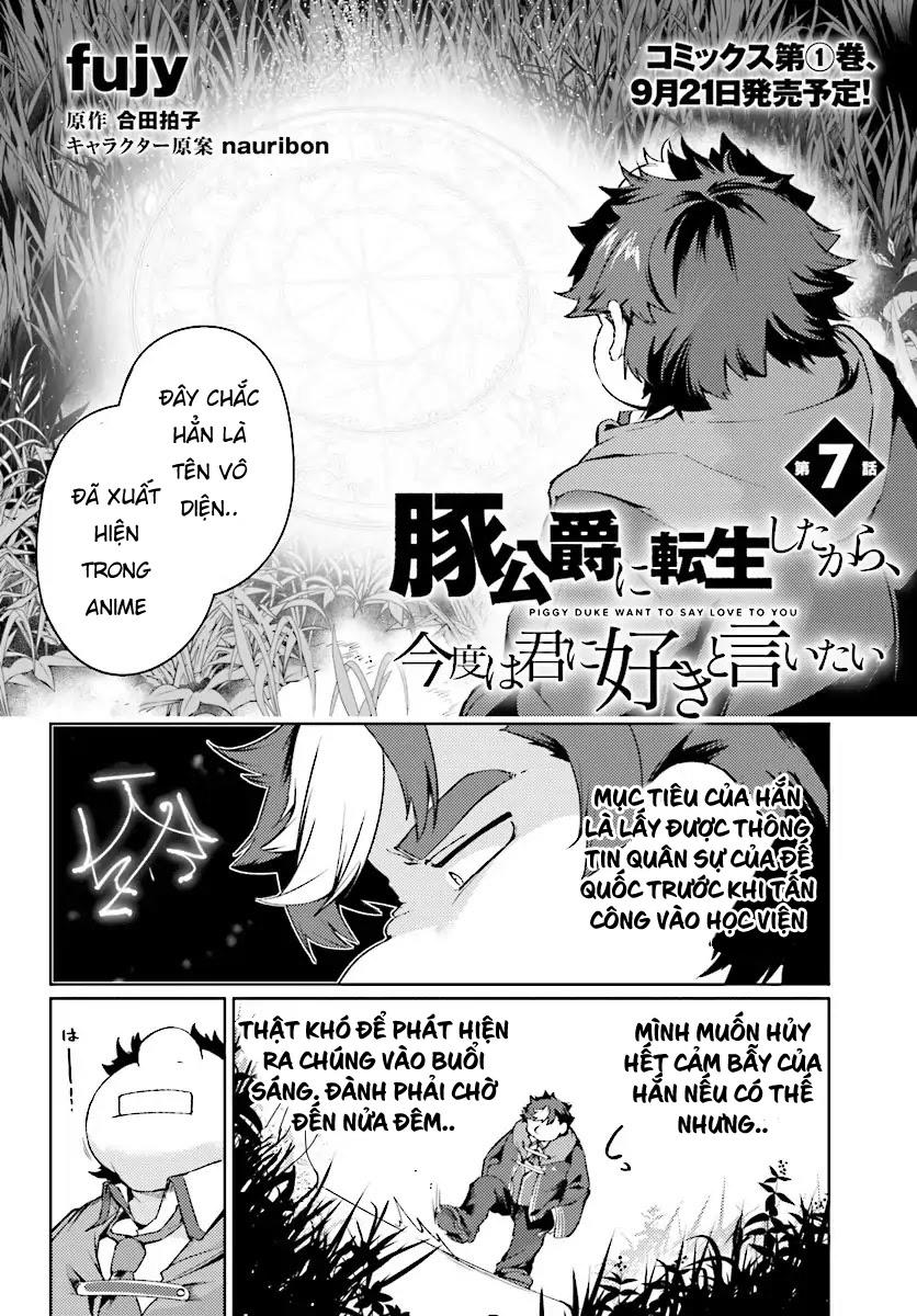 Buta Koushaku Ni Tensei Shitakara, Kondo Wa Kimi Ni Suki To Iitai Chapter 7 - 4