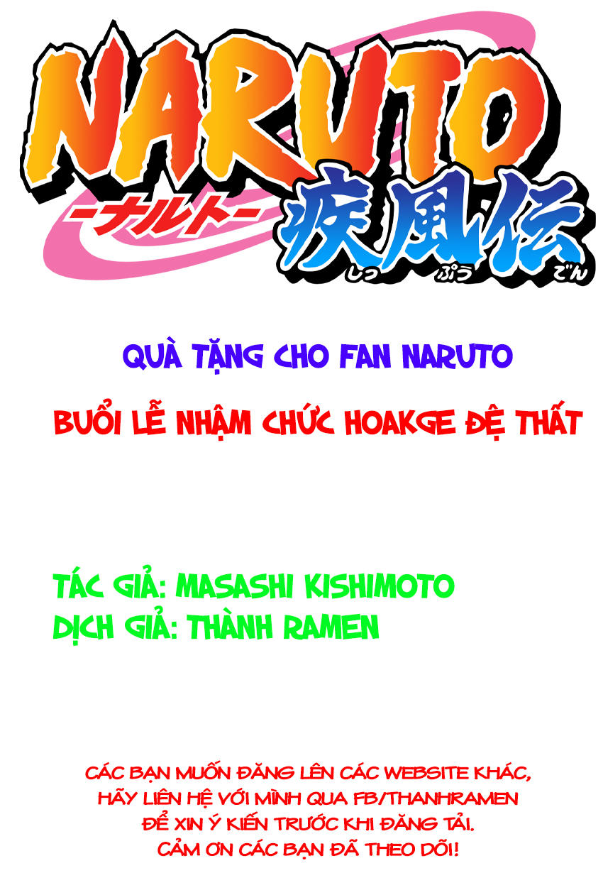 Cửu Vĩ Hồ Ly Ngoại Truyện Hokage Đệ Thất Chapter 10.1 - 1