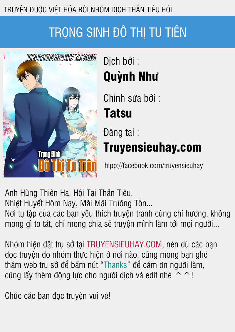 Trọng Sinh Đô Thị Tu Tiên Chapter 66 - 1