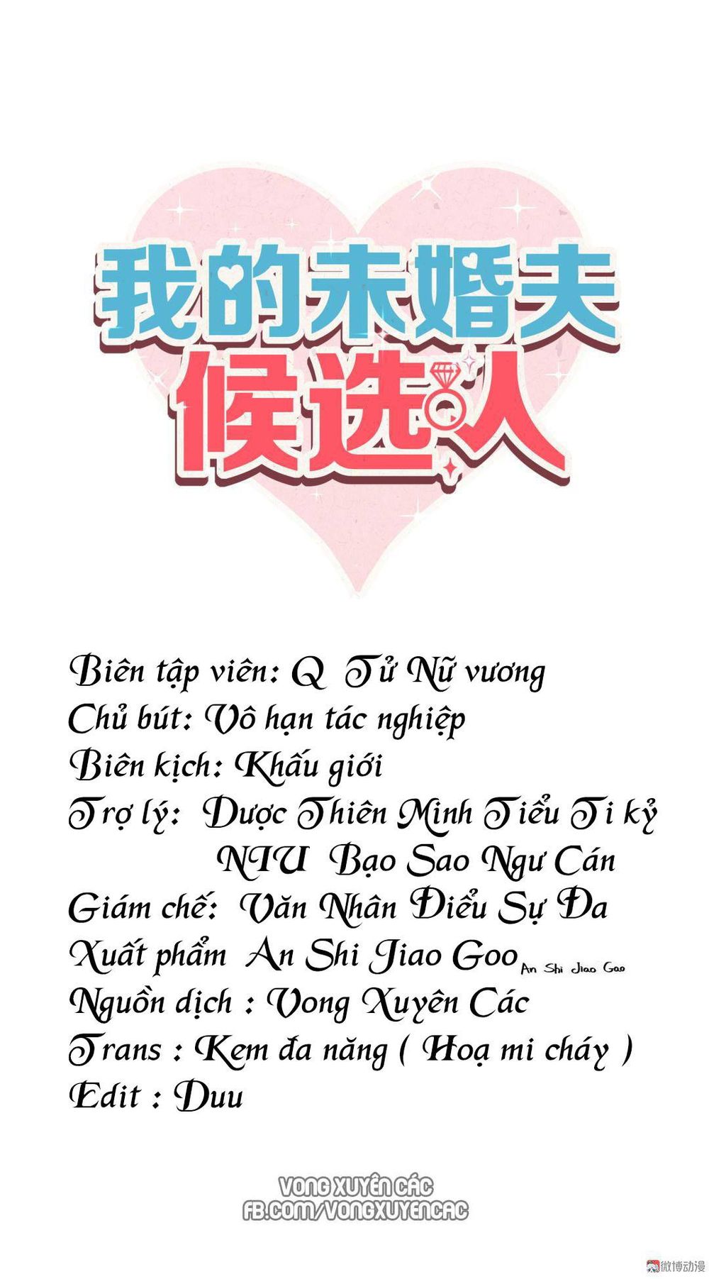 Ứng Cử Viên Hôn Phu Của Ta Chapter 1 - 3