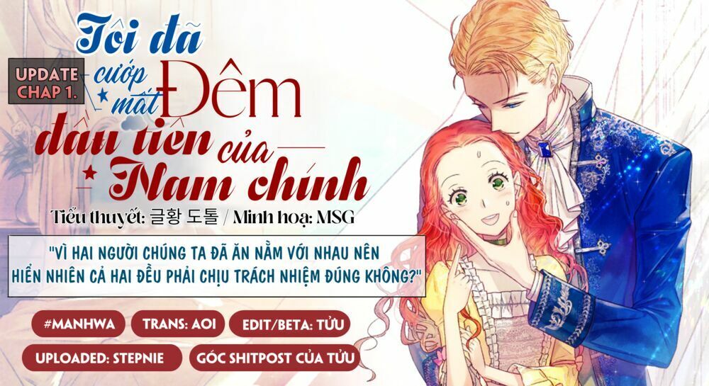 Tôi Đã Cướp Mất Đêm Đầu Tiên Của Nam Chính Chapter 1 - 3