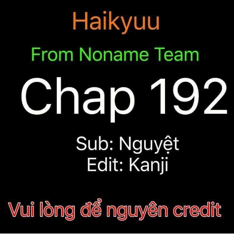 Haikyuu Chapter 192 - 1