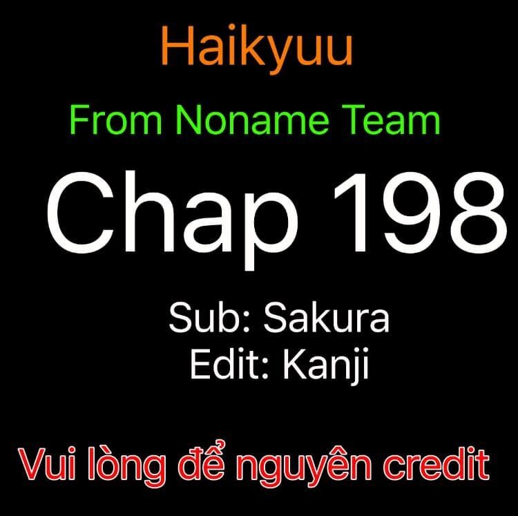 Haikyuu Chapter 198 - 1