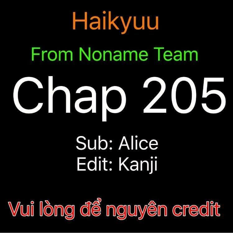 Haikyuu Chapter 205 - 1