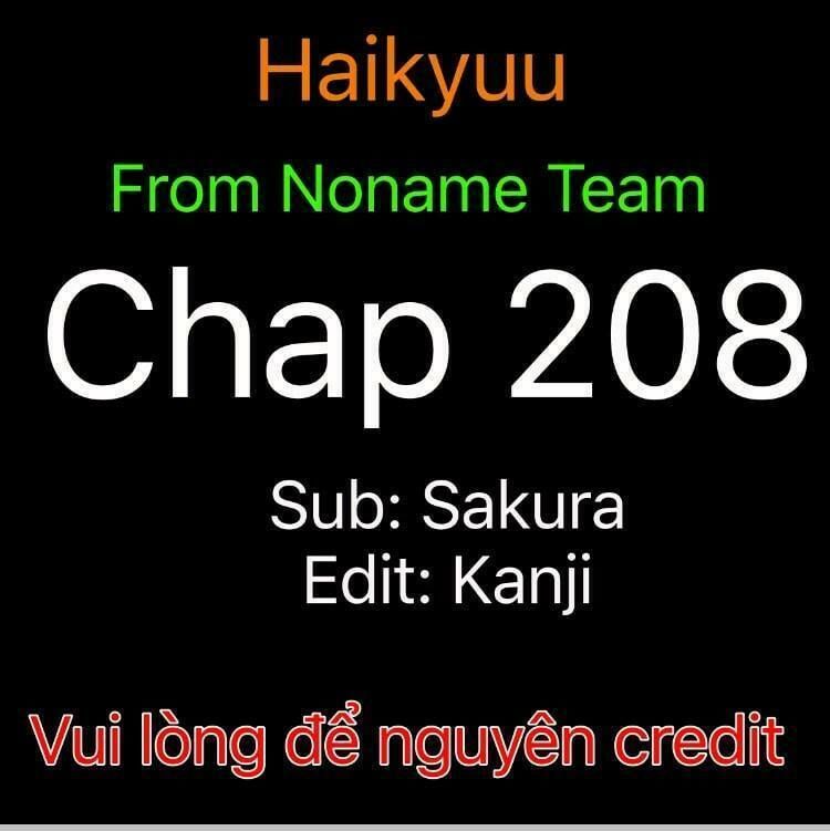 Haikyuu Chapter 208 - 1