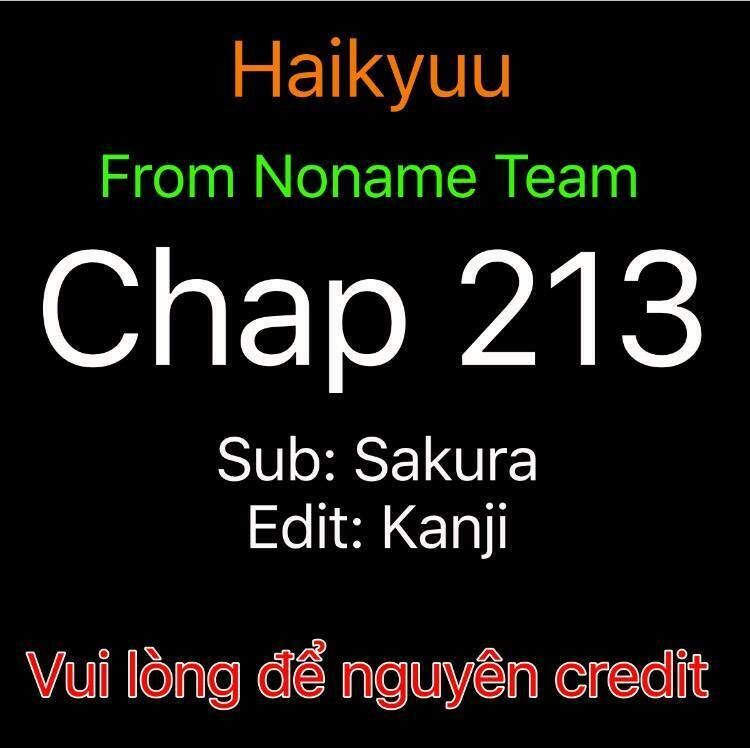 Haikyuu Chapter 213 - 1