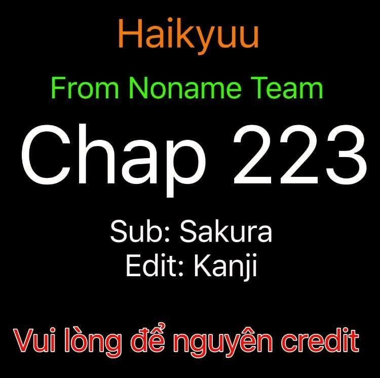 Haikyuu Chapter 223 - 1