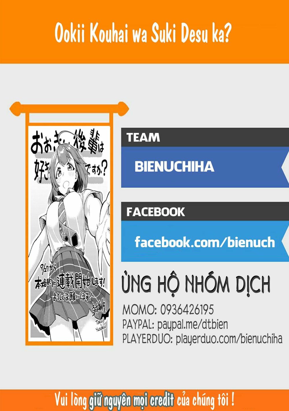 Senpai Có Thích Đàn Em Bb (Big Boobs) Chapter 11 - 1