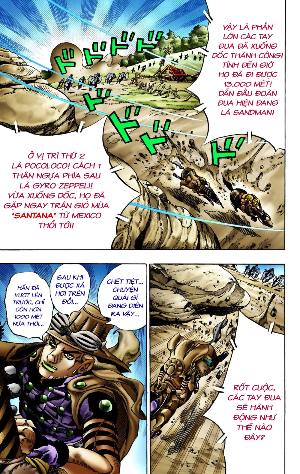 Cuộc Phiêu Lưu Bí Ẩn Phần 7: Steel Ball Run Chapter 10 - 11