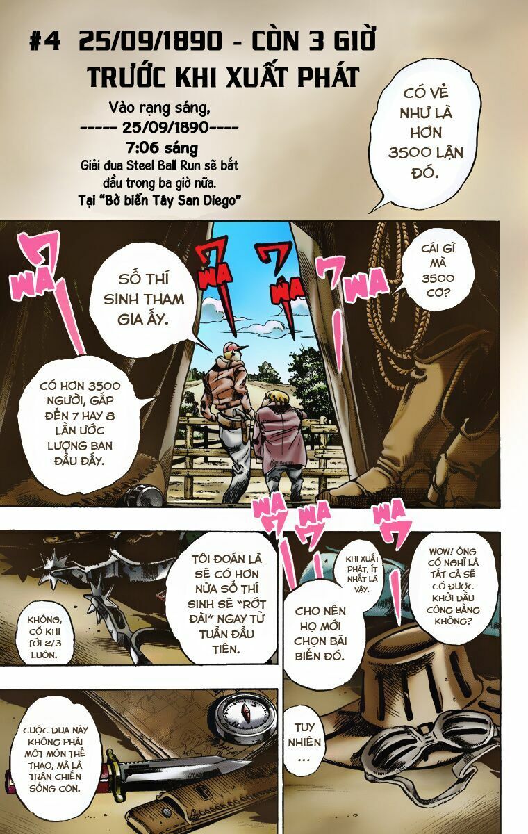 Cuộc Phiêu Lưu Bí Ẩn Phần 7: Steel Ball Run Chapter 4 - 2