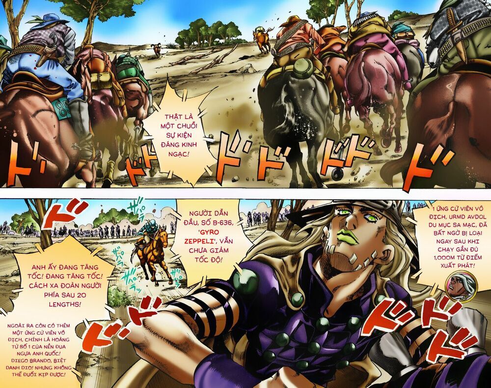 Cuộc Phiêu Lưu Bí Ẩn Phần 7: Steel Ball Run Chapter 6 - 3